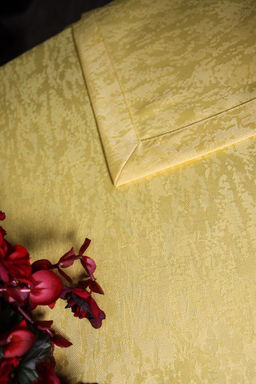 Арт. 1474/PВ/165/Ж, ДЮНЫ, цвет жёлтый, ТЕФЛОНОВАЯ ПРОПИТКА, ГОТОВЫЕ СКАТЕРТИ ширина 250 см x высота 150 см