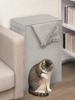 VAL PGL-BOX-NXL Корзина с крышкой, узкая, 21*40*60 см , PLAIN GREY LIGHT , шт - Valiant фото 10