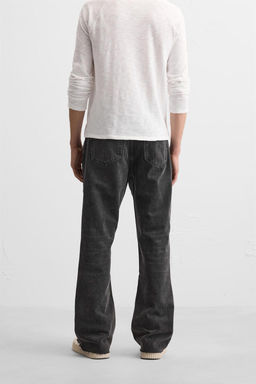 FLARED JEANS WITH PATCH - Zara фото 3