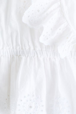 Blusa de algod?n con bordado ingl?s - H&m фото 4