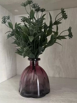 Ваза стекло Y6-10003 настольная, 11х10 см (462431) /DANIKS/  фото 5