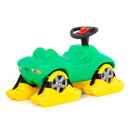 Снегоход каталка-автомобиль Полиция со звуковым сигналом - Полесье фото 4