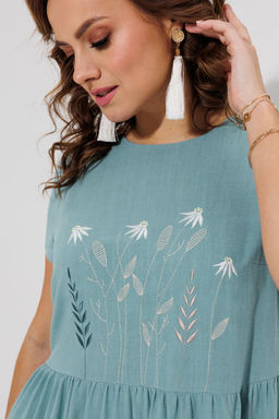 Платье Galean Style 965 голубой