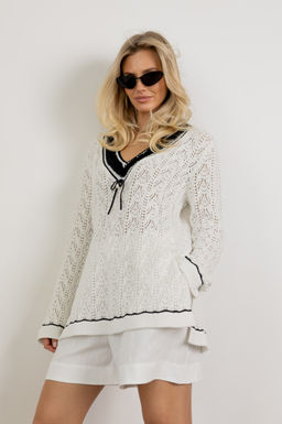 SS-2645 джемпер женский молоко