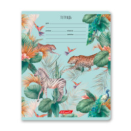 Светоч 24ТЕТк-001 Тетрадь ученическая школьная, A5 24 л. на скобе 65 г/кв.м , белизна 100 % 30 шт. клетка 000721 Саванна  фото 4