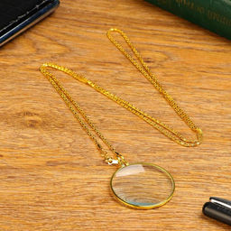Лупа-подвеска Золотая 5х, d=42 мм