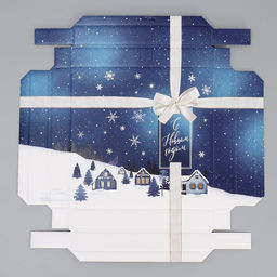 Коробка складная Зимний город, 20 20 5 см - Дарите счастье фото 7