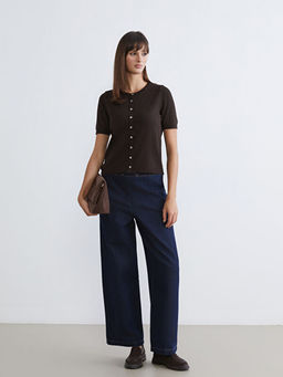 Bisiklet Yaka Kad?n Triko H?rka