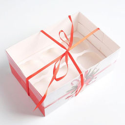 Цена за 5 шт. Коробка для капкейка «С Новым годом!», 23 х 16 х 10 см