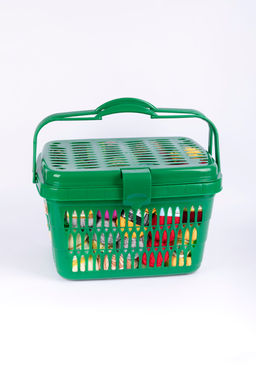 Gamma Корзина для шв. принадл. OM-011 пластик 42 x 31 x 27 см 5 шт СК/Распродажа синий