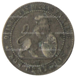 2 сентимо 1870 года Испания