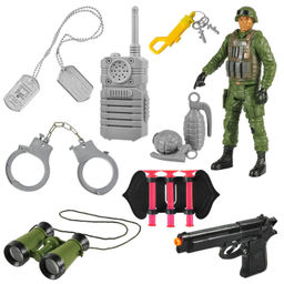 Набор игровой военный в рюкзачке - Junfa toys фото 3