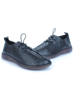 03-5005-1 BLACK Полуботинки женские (натуральная кожа)