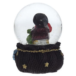 Фигурка декор в стекл шаре "Дед Мороз/Мишка/Олень", D 4.5 см, L4,5 W5 H6 см, 4в.