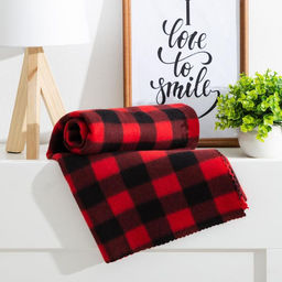 Плед Экономь и Я Клетка, размер 150х180 см