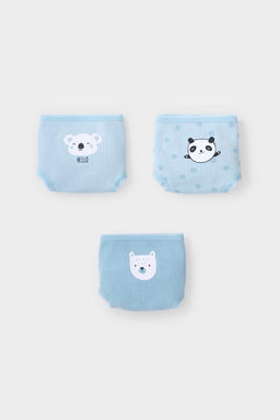 Crockid _ К 1909-3уп/голубой,зимнее небо,горошек трусы д/дев яс  фото 3