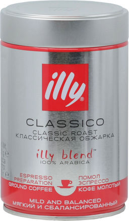 Illy. Classico (молотый) 250 гр. жест.банка