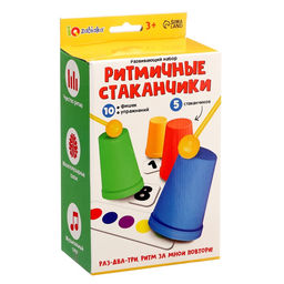 Развивающий набор Ритмичные стаканчики, по методике Монтессори, 3+ - Iq-zabiaka фото 12