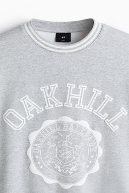 Loose Fit Printed sweatshirt - H&m фото 6
