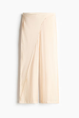 Pantal?n de sat?n con detalle cruzado - H&m фото 8