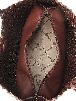 LACCOMA сумка СУ1056-мультицвет коричневый эко кожа хлопок  фото 5