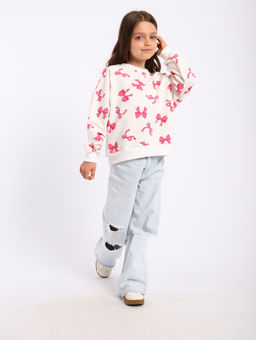 ДЖ063 Джемпер "Бант" (розовый)