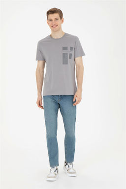 Мужская темно-серая футболка - U.s. polo assn фото 4