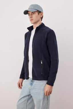 Lacivert Regular/Normal Kesim Fermuarl? Polar Sweatshirt TMNAW26SW00063 - Trendyolmilla фото 2
