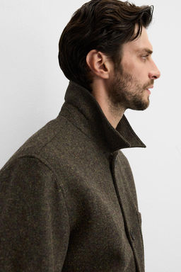 WOOL OVERSHIRT WITH POCKETS - Zara фото 6