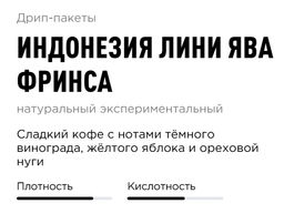 Дрип-пакеты Индонезия Лини Ява Фринса - Tasty coffee фото 2