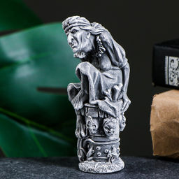 Фигура "Баба Яга" серый, 10см