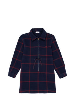 U. S. Polo Assn Темно-синее тканое платье для девочки