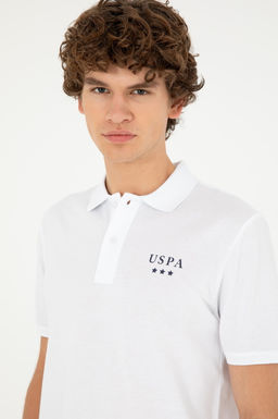 Футболка U.S. Polo Assn белая хлопок  фото 2