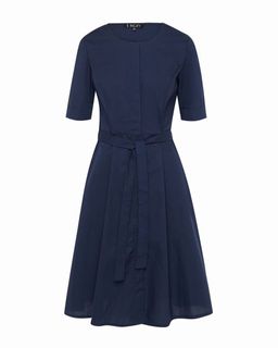 Приталенное платье-миди с расклешенным подолом - Incity фото 2