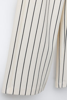 PANTAL?N RAYAS WIDE LEG / Crudo - Zara фото 4