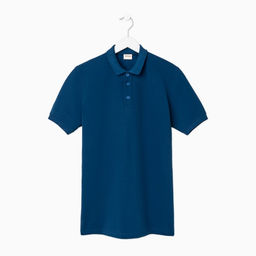 Футболка поло мужская MINAKU REGULAR FIT: синяя, р-р 44