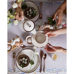 Скатерть Этель Пасхальные Тильды 220х147 см, 100% хлопок, саржа 190 гр/м2  фото 22