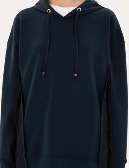 Lacivert Oversize Modal Kuma_ Sweatshirt - Pierre cardin фото 6