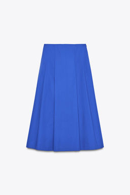PLEATED MIDI SKIRT