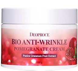 DEOPROCE  Антивозрастной крем для лица BIO ANTI WRINKLE POMEGRANATE CREAM