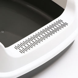 Туалет «Айша» S, 45×35×18.5 см, с высоким бортом, серый