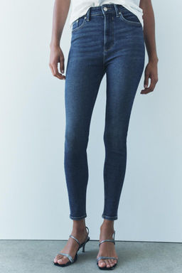 ZW COLLECTION SKINNY HIGH-WAIST JEANS - Zara фото 34