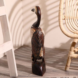 Сувенир «Утка с утёнком», 52×9×17 см, дерево