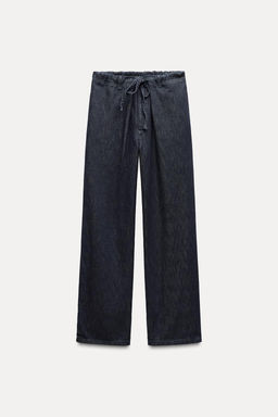 ZW COLLECTION STRAIGHT-LEG MID-RISE JEANS - Zara фото 7