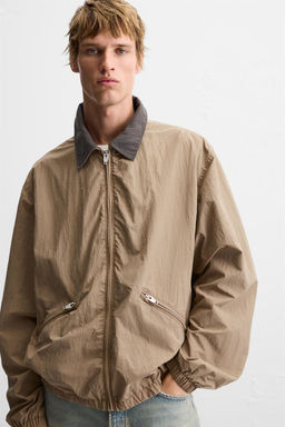 JACKET WITH CONTRAST COLLAR - Zara фото 5