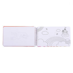 Раскраска - альбом Волшебные пони, 72 стр., с наклейками и трафаретами