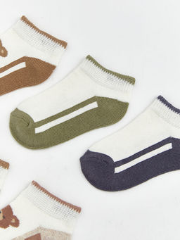 Erkek Bebek Desenli Patik ?orap 5li