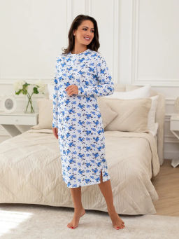 Сорочка женская Нина Голубой - Modamica фото 52