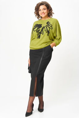 Костюм Michel Chic 1407 салатовый, черный