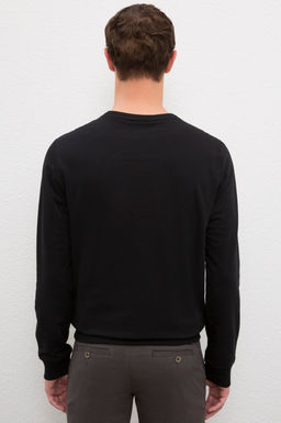 Erkek Siyah Basic Sweatshirt - U.s. polo assn фото 3